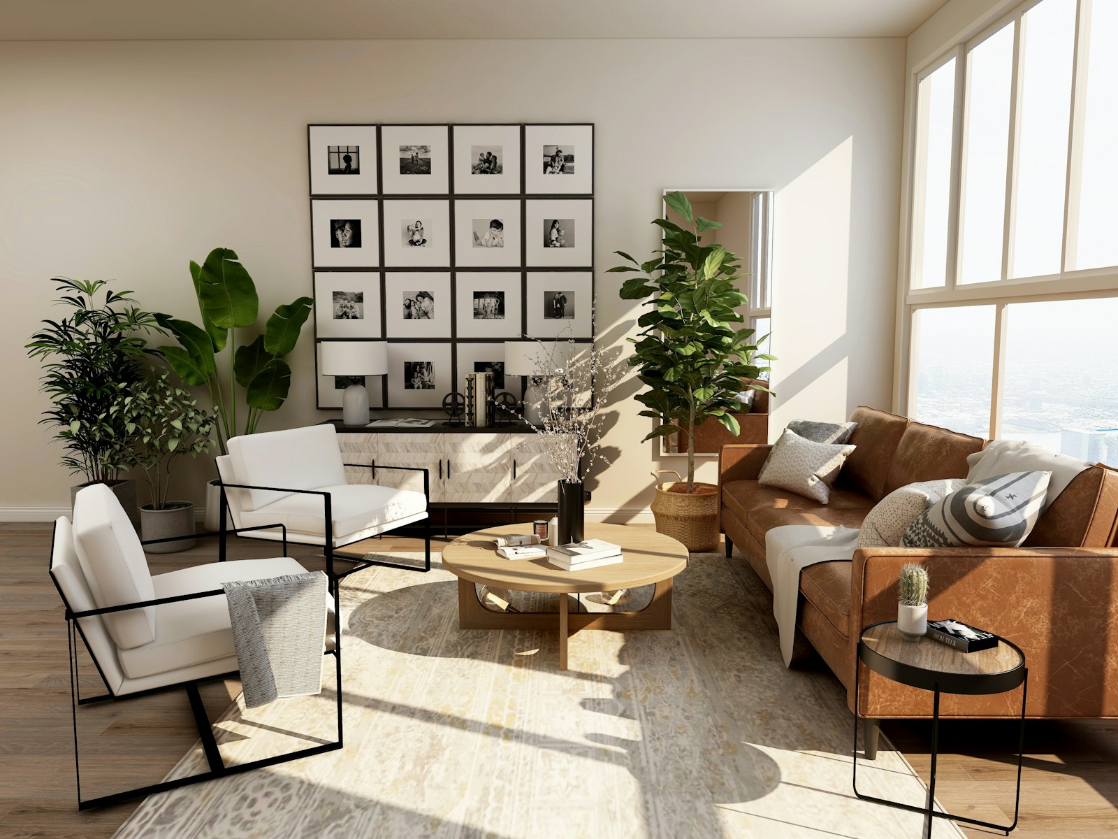 Bright, inviting living room